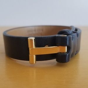 Tom Ford Leather Bracelet T Icon